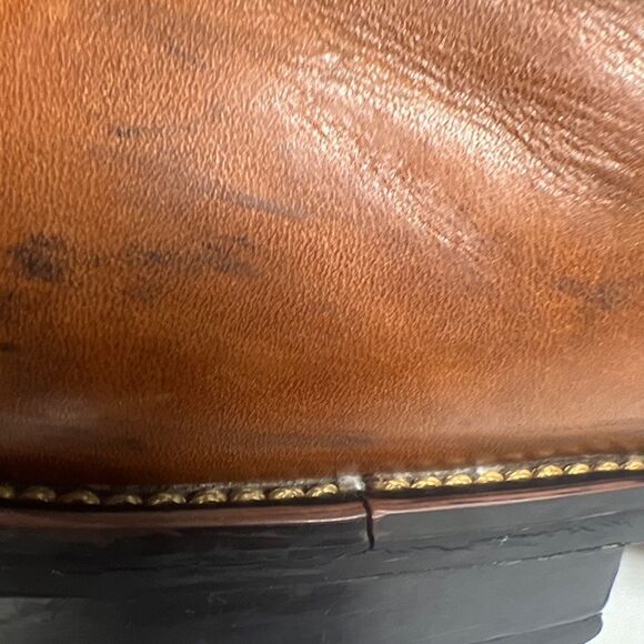 Stacy Adams Shoes Mens 9 Hillman Loafers 24199-03 Brown Leather Bicycle Toe - Picture 8 of 16